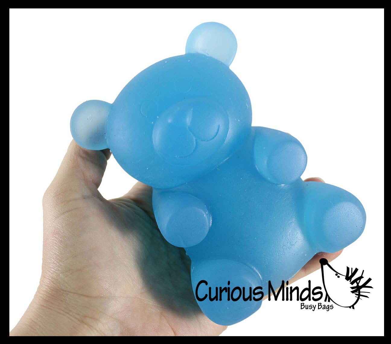 1 Soft Large Mochi Gummy Bear - Large Squishy Sensory Fidget