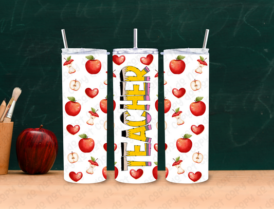 Pencil Teacher 20 oz Tumbler