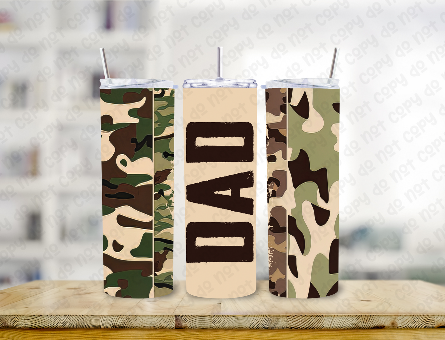 Dad Camo 20 oz Tumbler