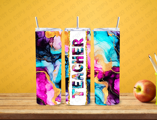Marble Teacher 20 oz Tumbler