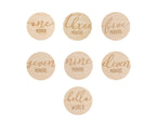 Wooden Reversible Monthly Milestone Photo Prop