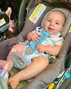 Tasty Tie Teether, Crinkle Toy, Baby Boy Gift (Shark)