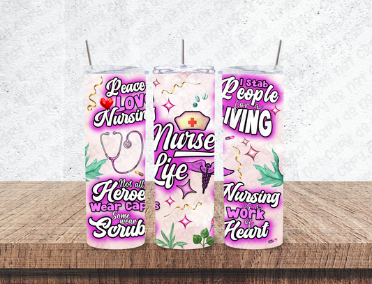 Nurse LIfe 20 oz Tumbler