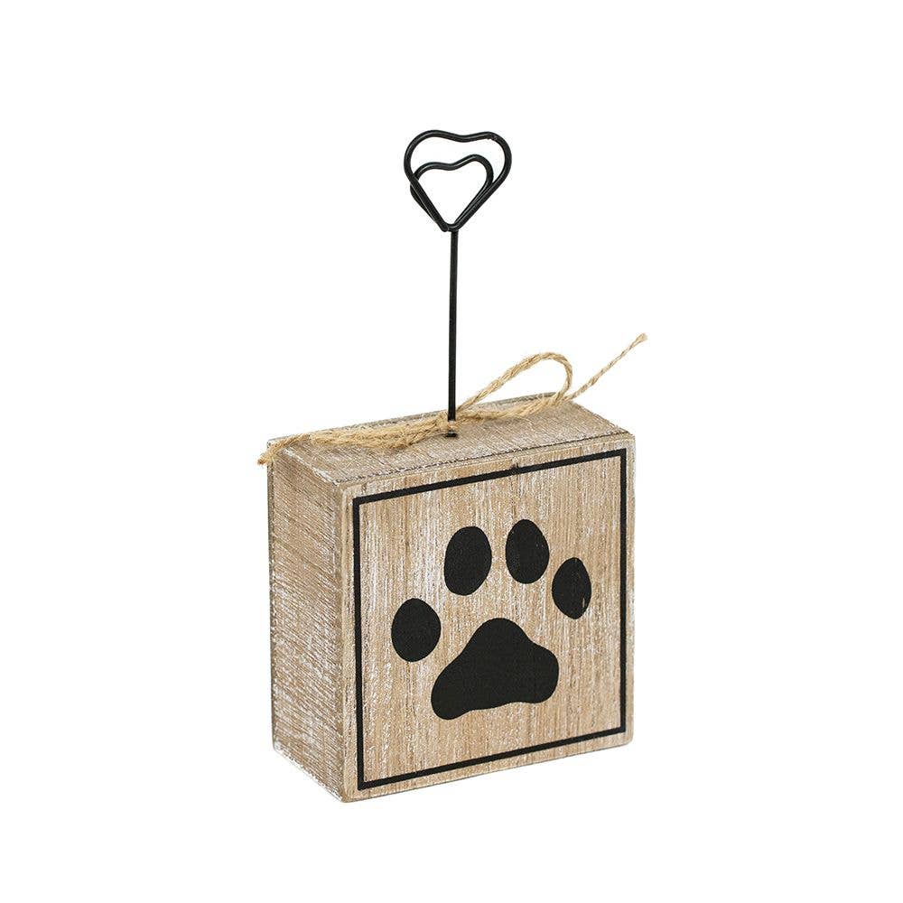 15863 - 3x6 wood photo block (FUR MAMA)  Pet Decor