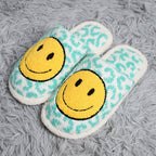 Leopard Happy Face Luxury Soft Slipper