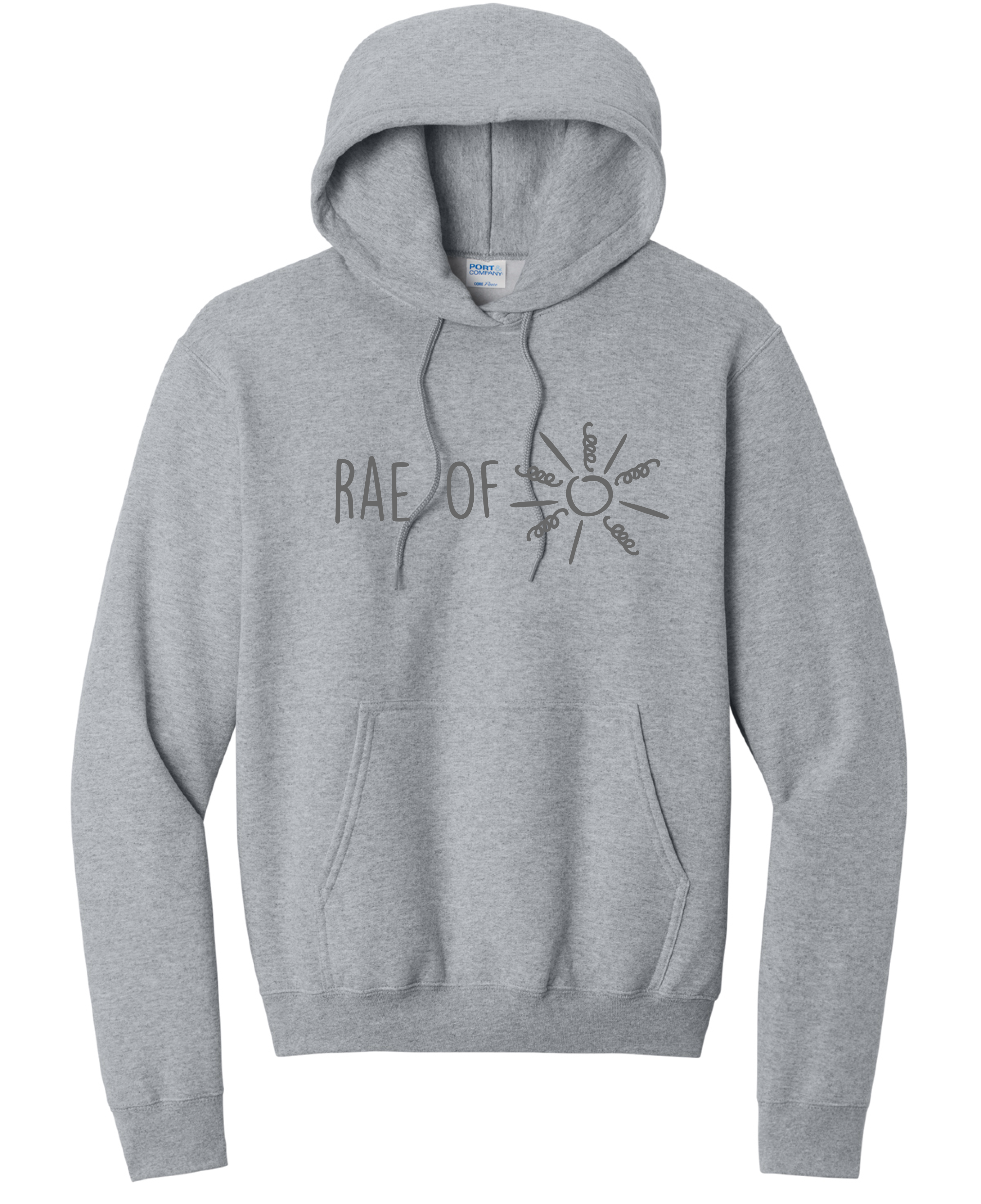 RAE OF SUNSHINE GRAY HOODIE