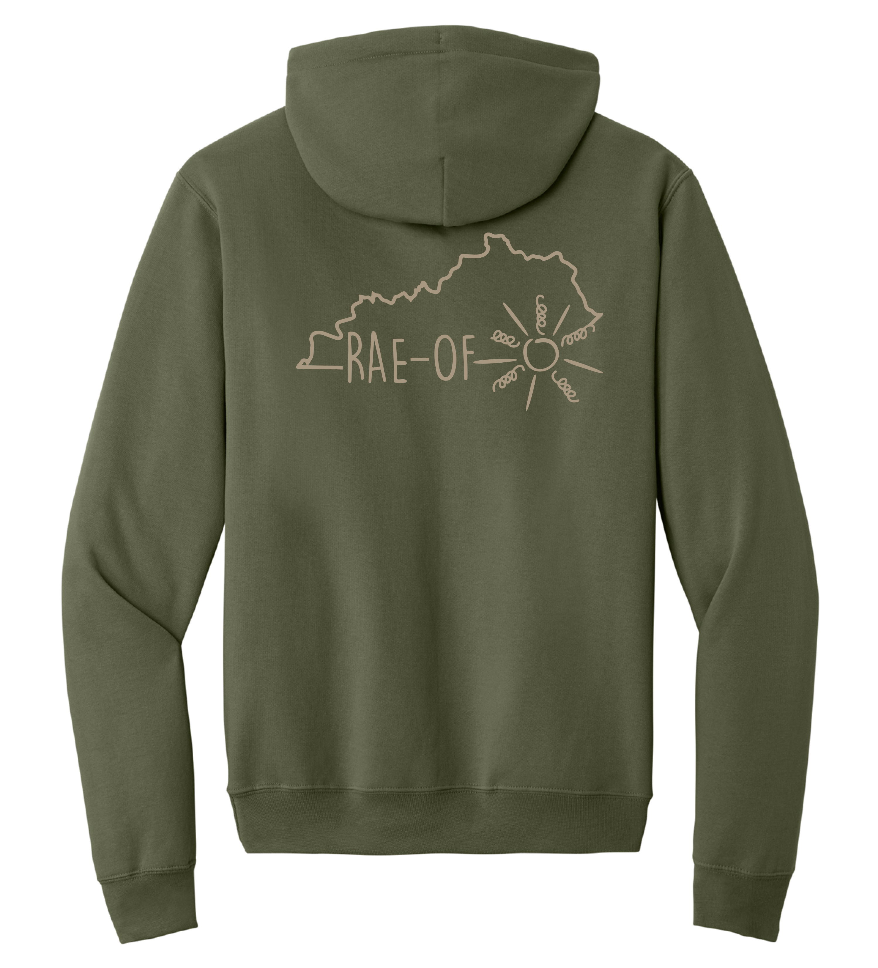RAE OF SUNSHINE OLIVE HOODIE