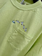 Goose Embroidered Pocket Tee