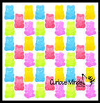 1 -2" Gummy Bear Shaped Ball - Thick Glue/Gel Syrup Molasses