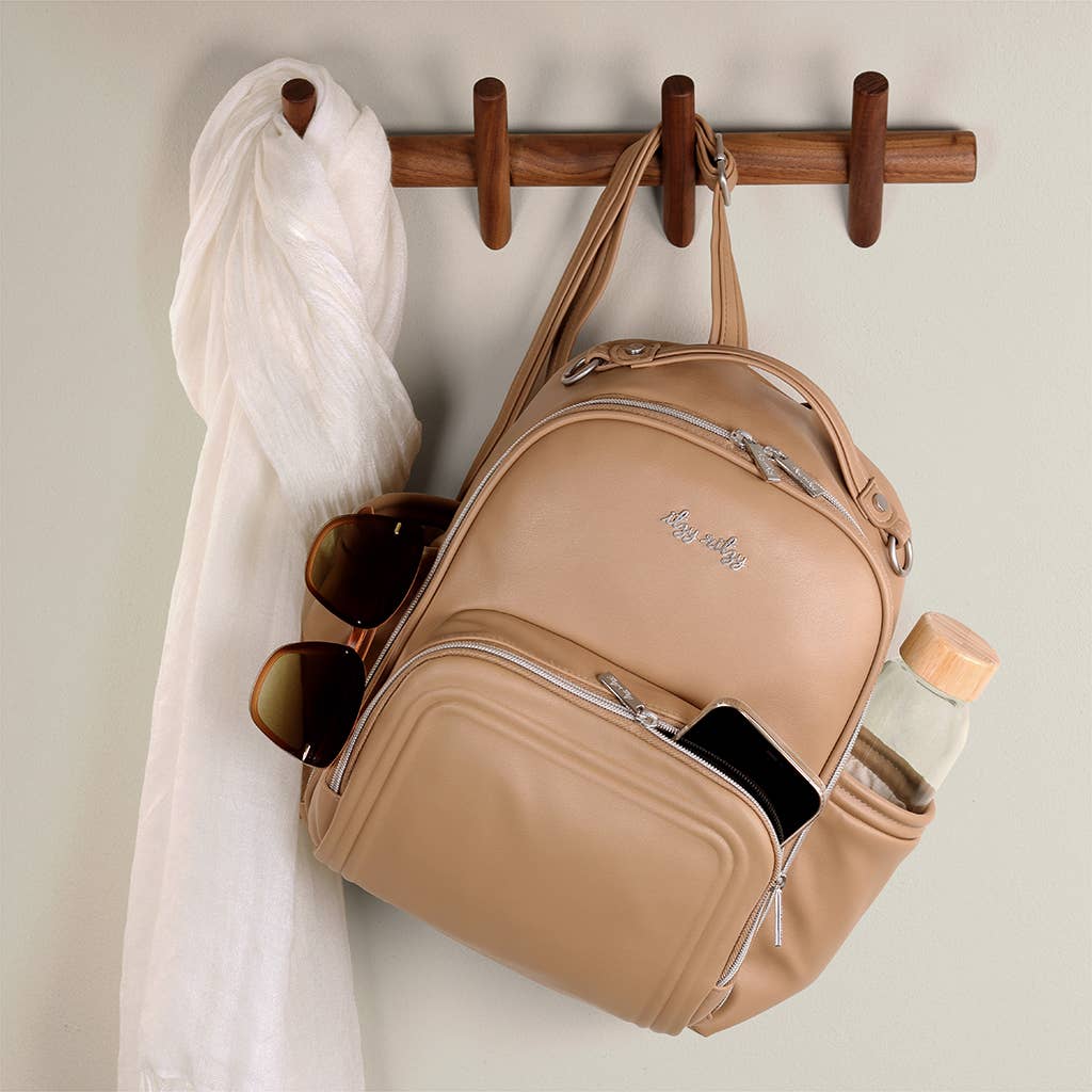 diaper bag backpack mini Beige Small A mini version of our Paige Carryall Paige Mini Diaper Bag -