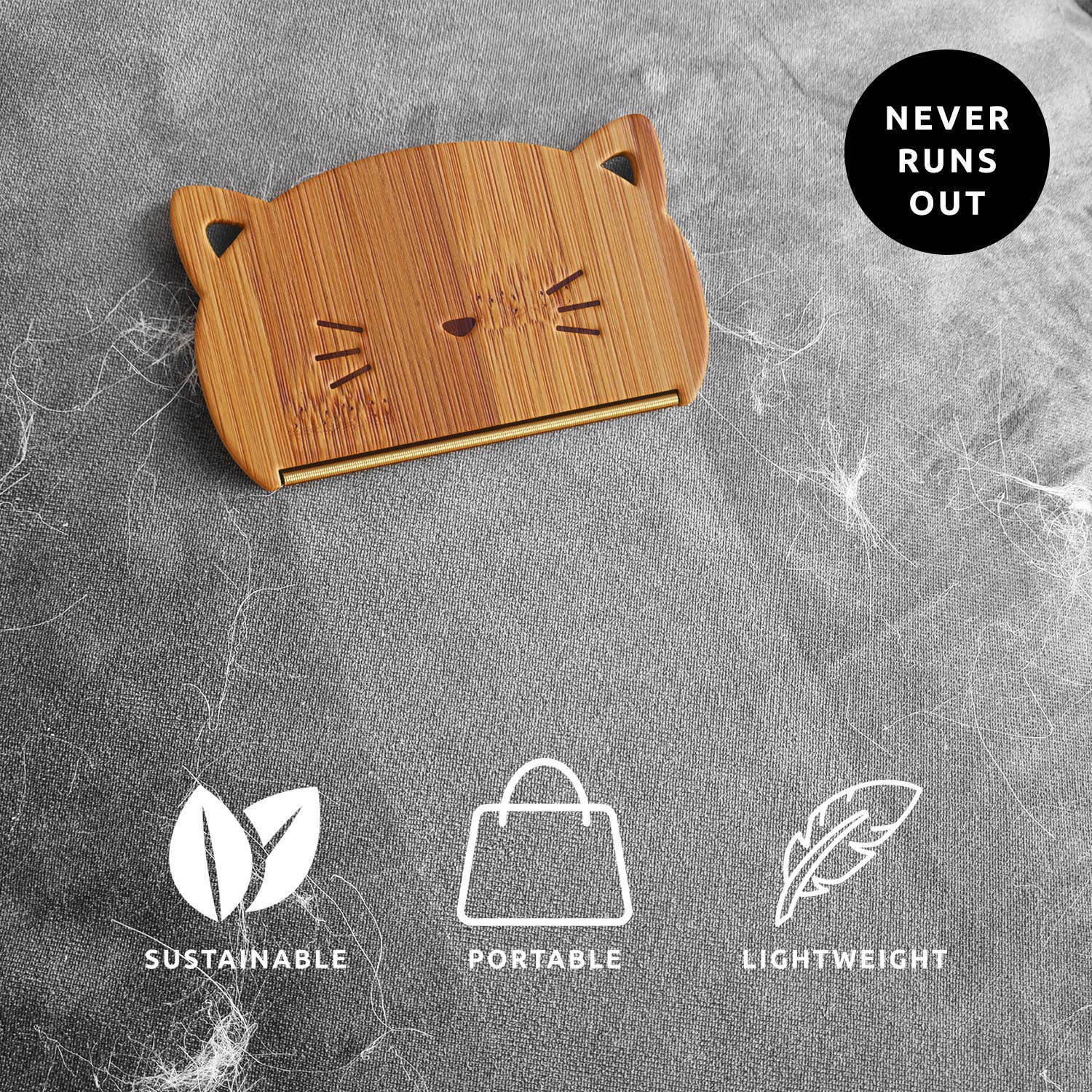 Cat Hair Remover | Reusable Pet Hair Tool