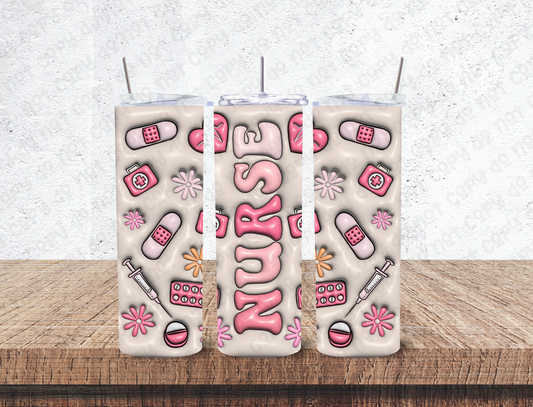 3D Nurse 20 oz Tumbler