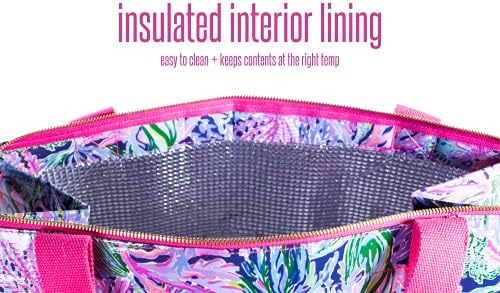 LILLY PULITZER INSULATED MARKET TOTE