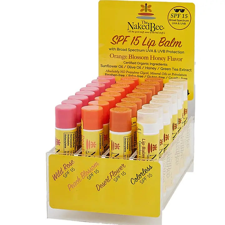 NAKED BEE SPF 15 LIP BALM