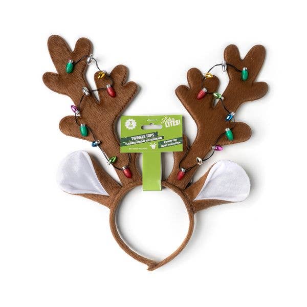 Lotsa LITES! Twinkle Tops Flashing Holiday Hat Headbands