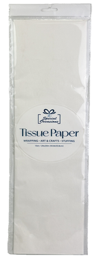 Party Tissue Paper White, 10 Sheets Gift Wrapping Paper