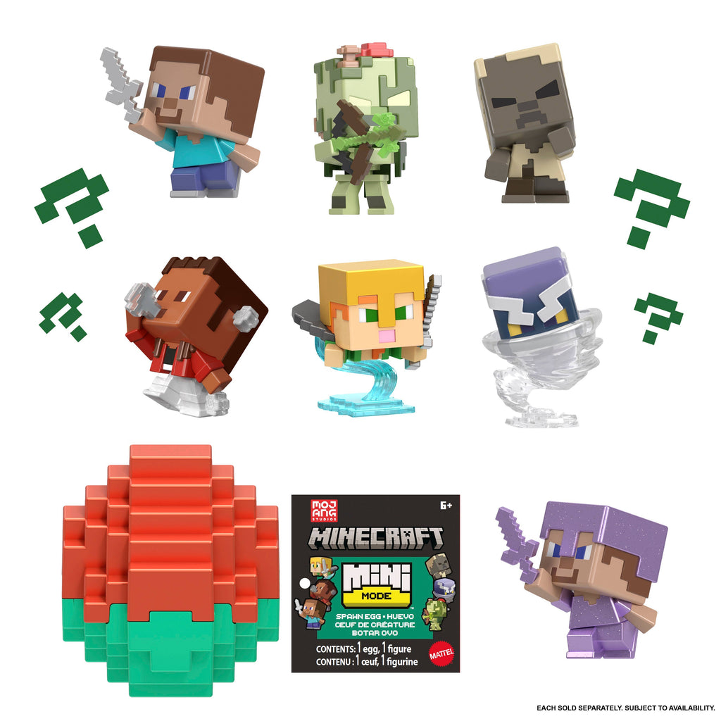 Minecraft Mini Mode Spawn Egg Assortment