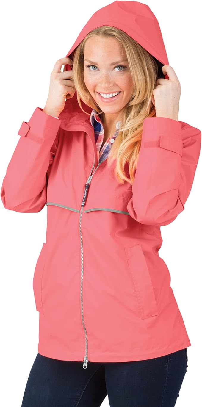 Charles River Rain Jacket - FREE EMBROIDERY