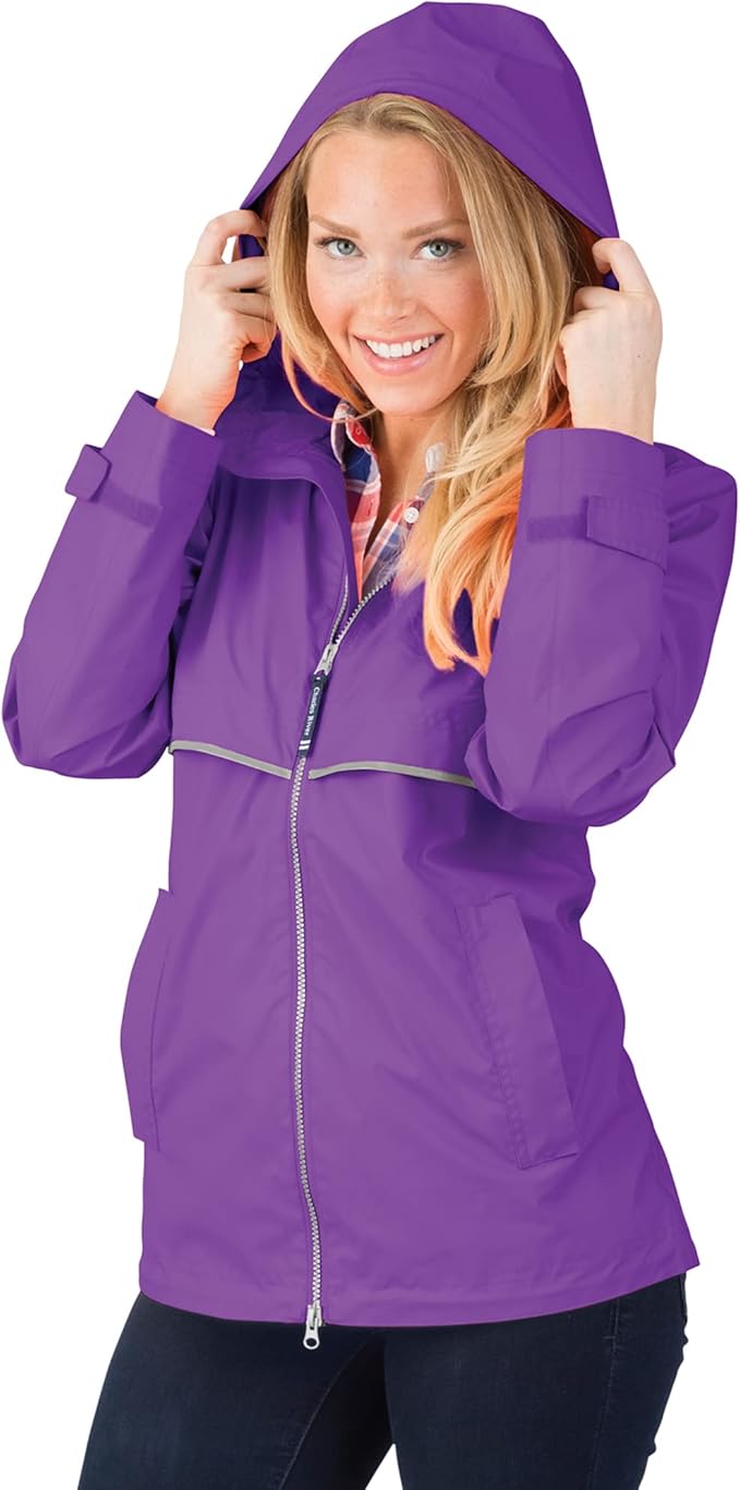 Charles River Rain Jacket - FREE EMBROIDERY