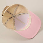MOMMIN' Letter Embroidery Two-Tone Trucker Hat