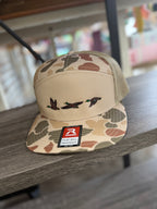 Flying Mallard Embroidered Camo (tee or hat)
