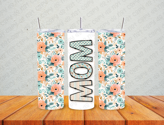 Floral Mom 20 oz Tumbler