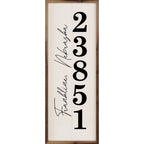 Vertical Personalized City State Zip