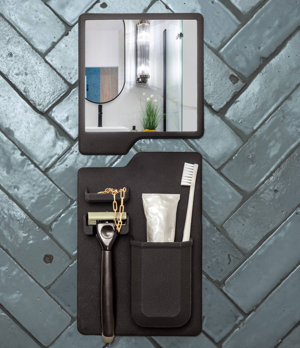 Brodeo Drive Beardless Leader Fogless Shaving Mirror & Organ