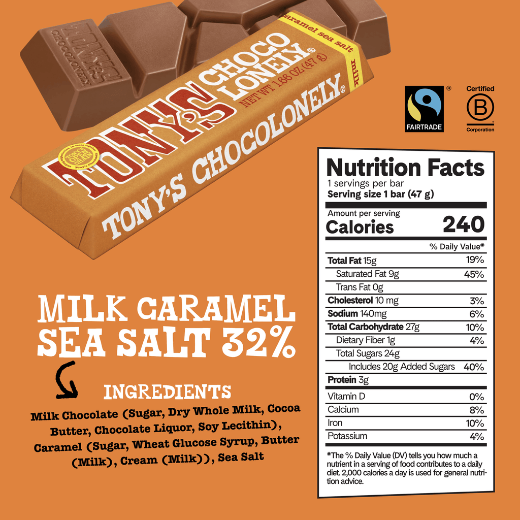 Milk caramel sea salt 32%