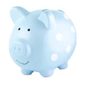 Polka Dot Piggy Bank (Grey, Pink, or Blue)
