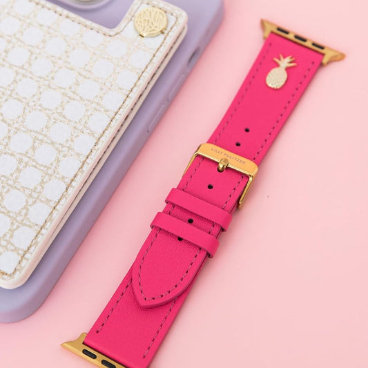 LILLY PULITZER LEATHER WATCHBAND