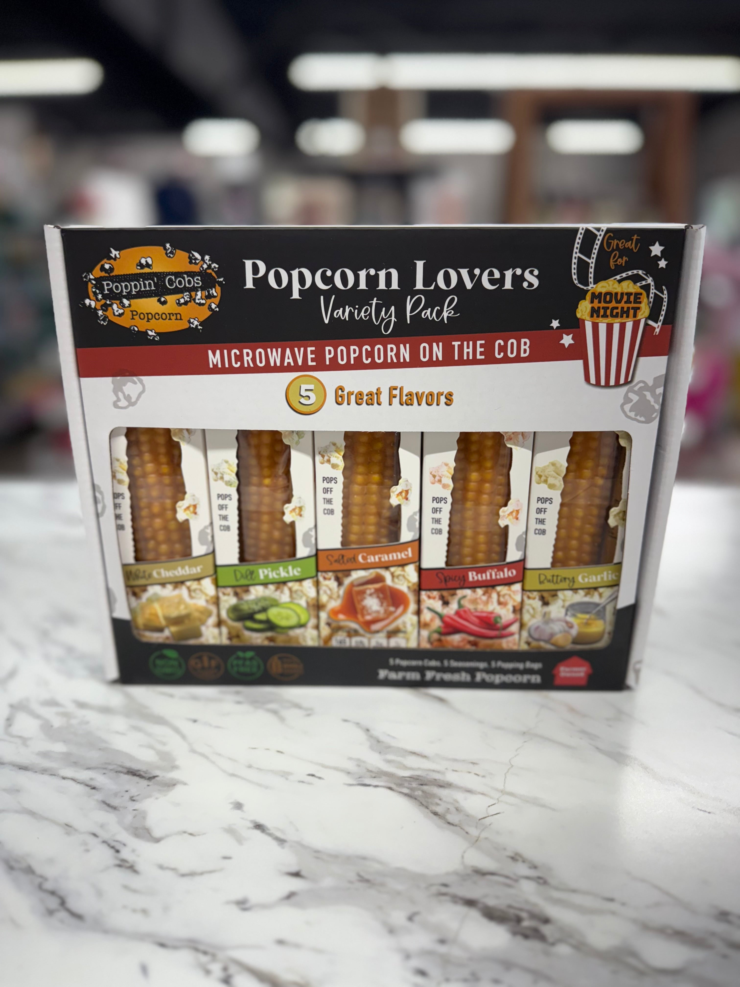 Poppin' Cobs Popcorn Variety Pack