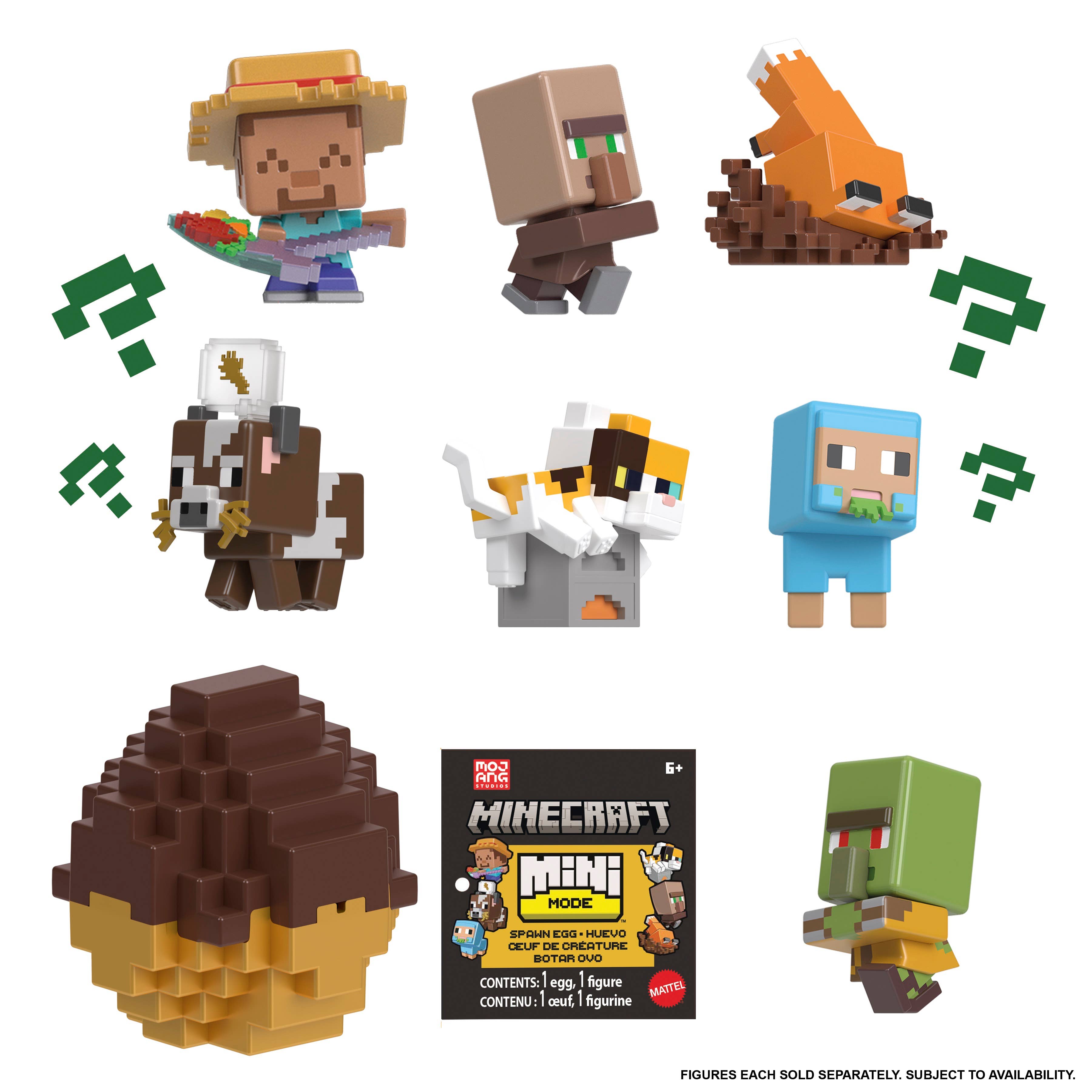 Minecraft Mini Mode Spawn Egg Assortment