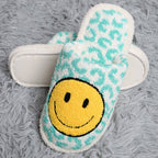 Leopard Happy Face Luxury Soft Slipper