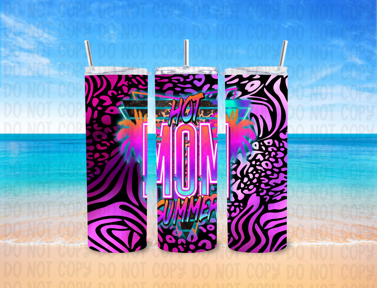 Hot Mom Summer 20 oz Tumbler