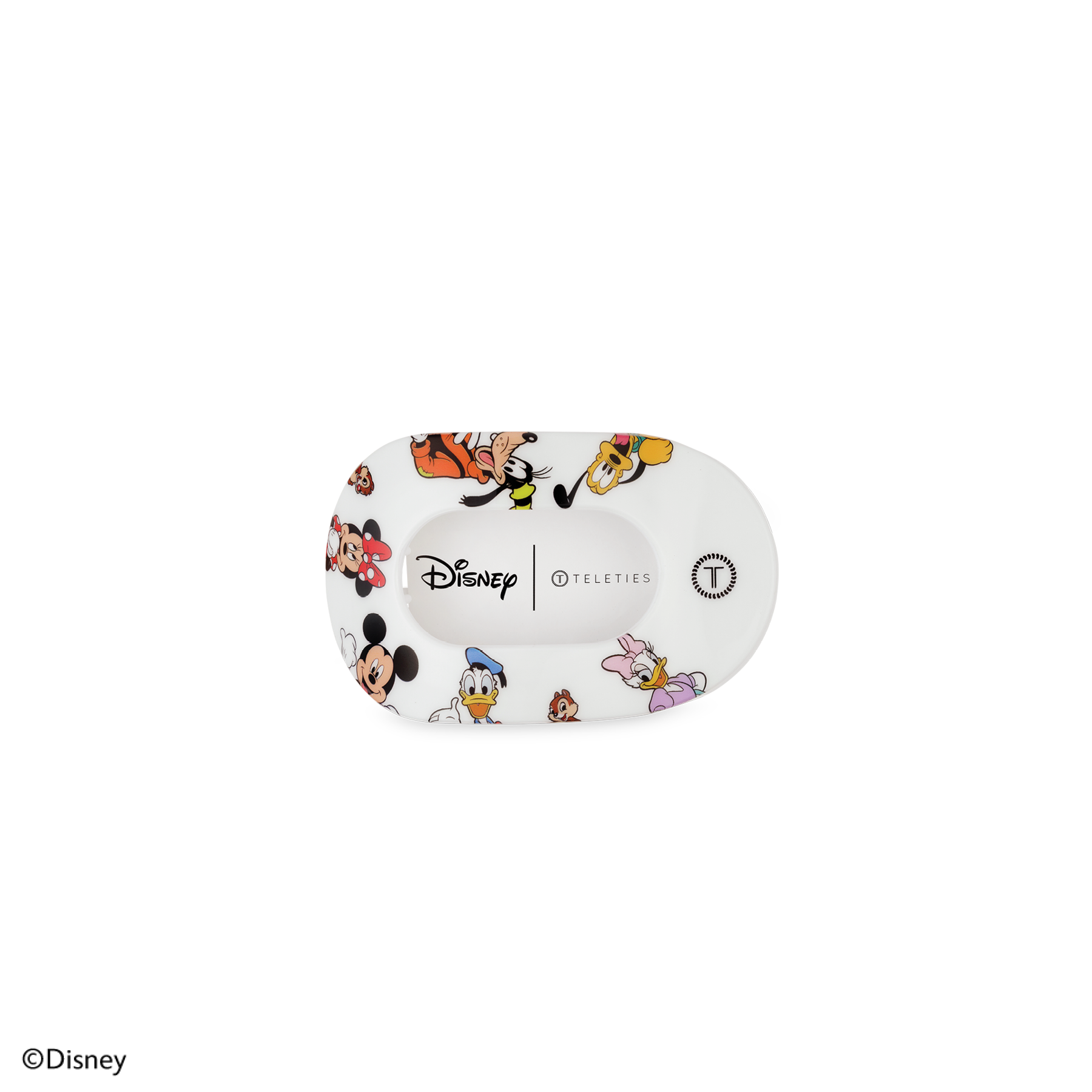Flat Round Hair Clip | Tiny | Mickey and Friends