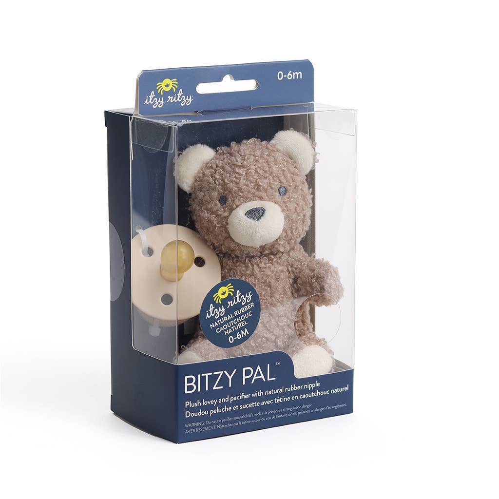 *NBitzy Pal Natural Rubber Pacifier & Plush