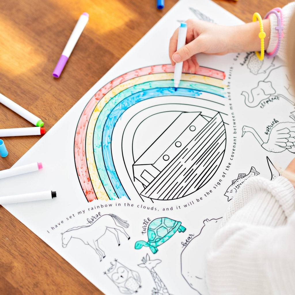Christian Coloring Mats