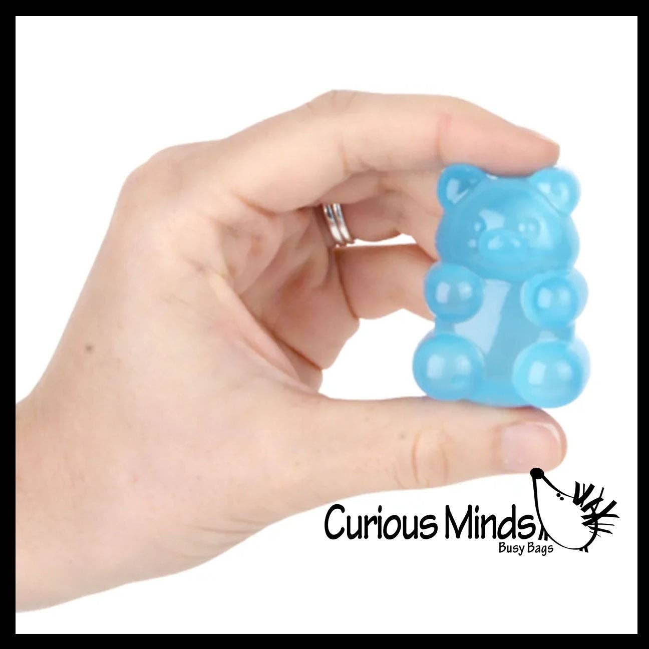 1 -2" Gummy Bear Shaped Ball - Thick Glue/Gel Syrup Molasses