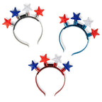 Patriot Pride JUMBO Flashing Star Headband
