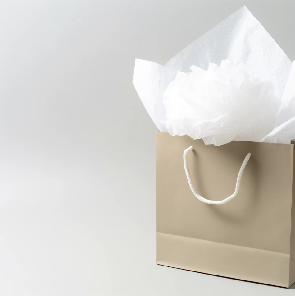Party Tissue Paper White, 10 Sheets Gift Wrapping Paper