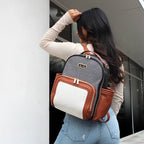 Coffee & Cream Itzy Mini Plus™ Diaper Bag Backpack