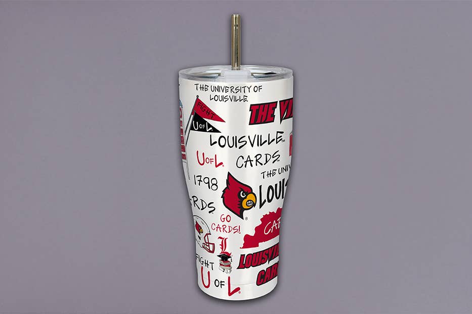 U OF L Icon Metal Tumbler