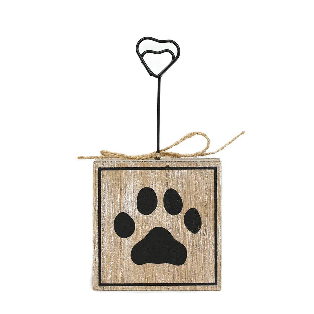 15863 - 3x6 wood photo block (FUR MAMA)  Pet Decor