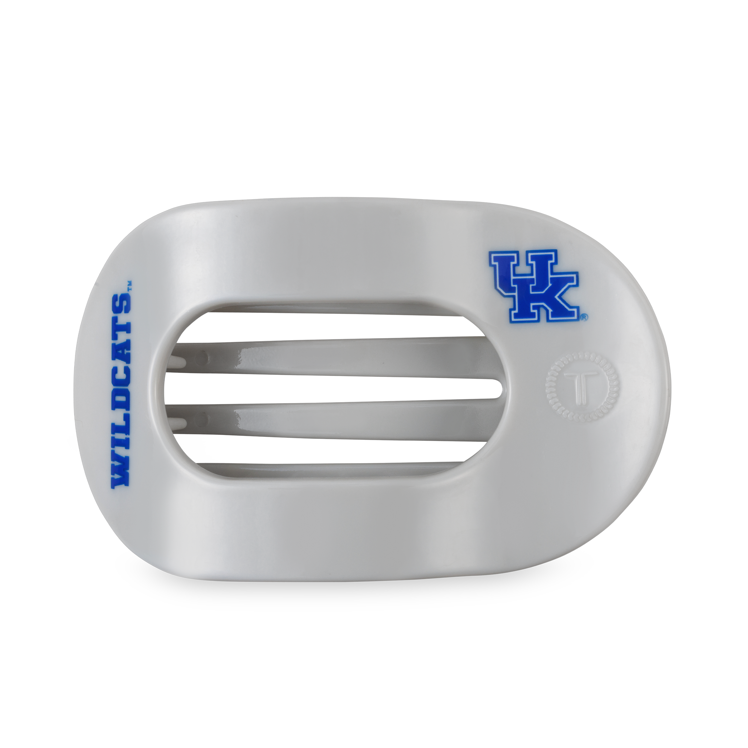 Flat Round Hair Clip | Large | Go Big Blue!