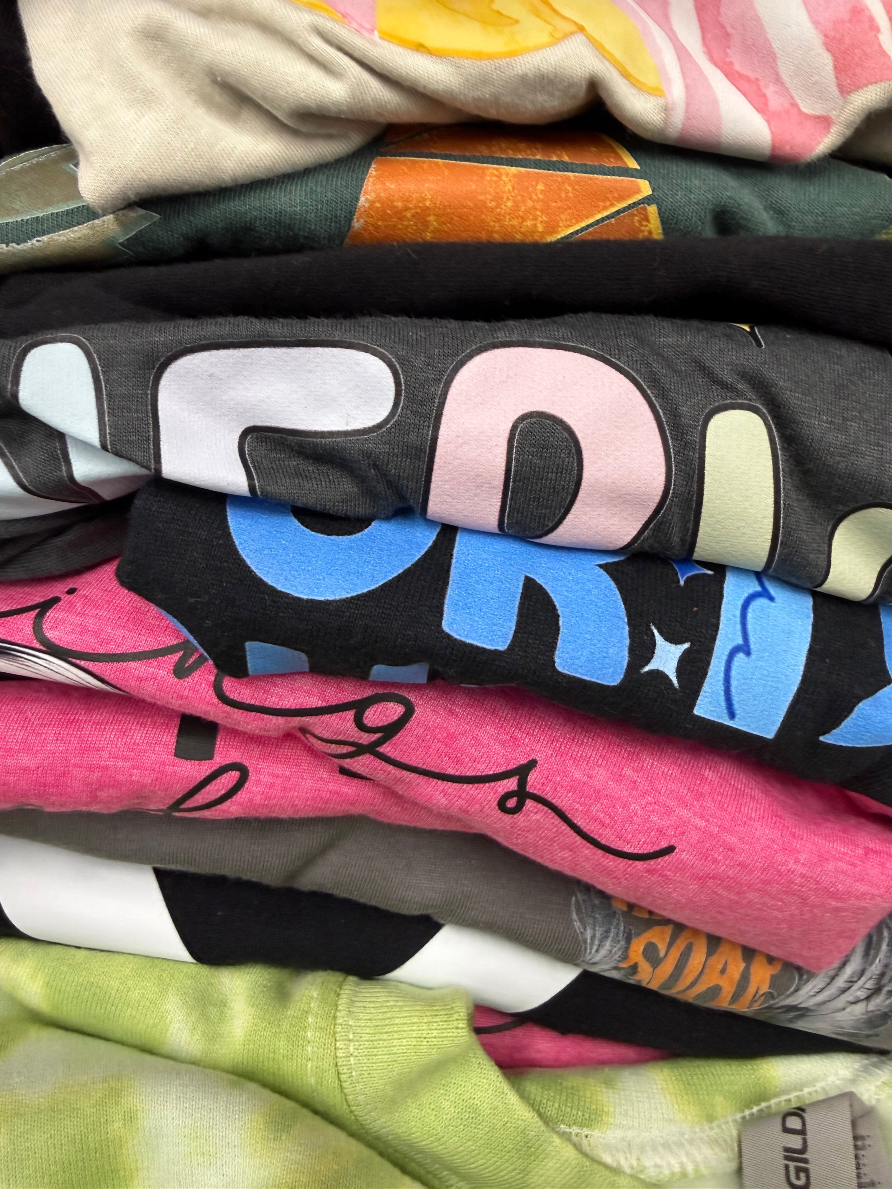 MYSTERY TEE-YOU PICK THE SIZE, WE PICK THE DESIGN/COLOR