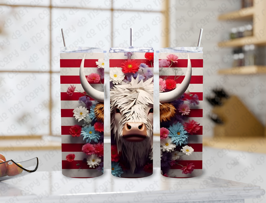 Patriotic Cow 20oz Tumbler