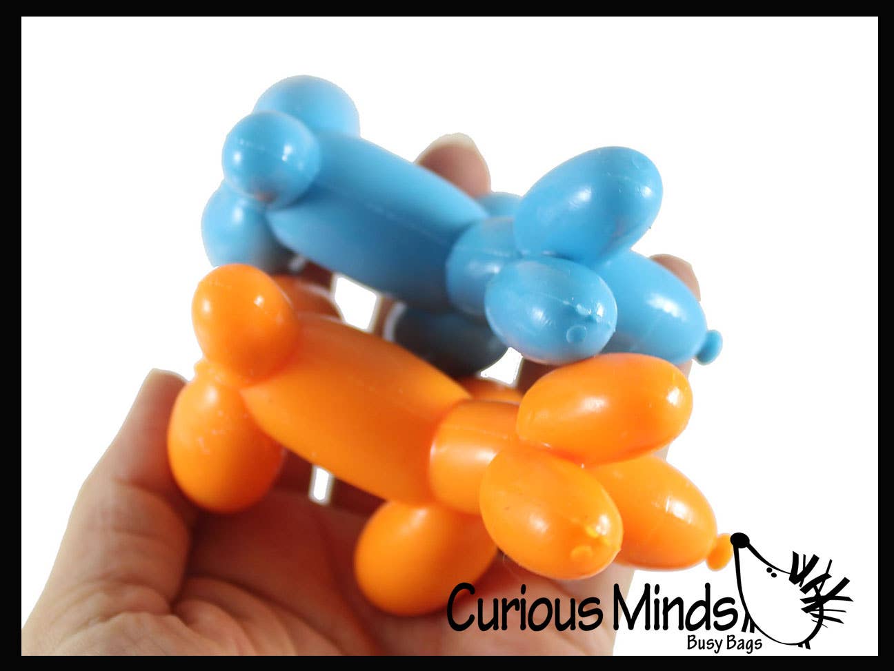 1 Mini Balloon Dog Doh Filled Stress Ball - Cute Squishy Sen