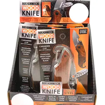 Roughneck Wooden Pocket Knife