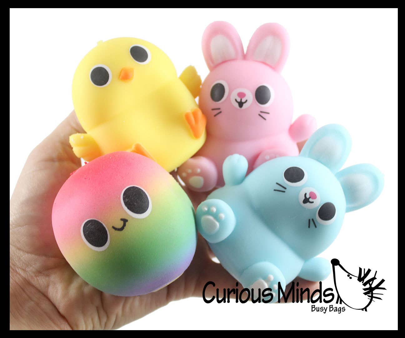 1 Easter Themed Creamy Doh Filled Squeeze Stress Balls